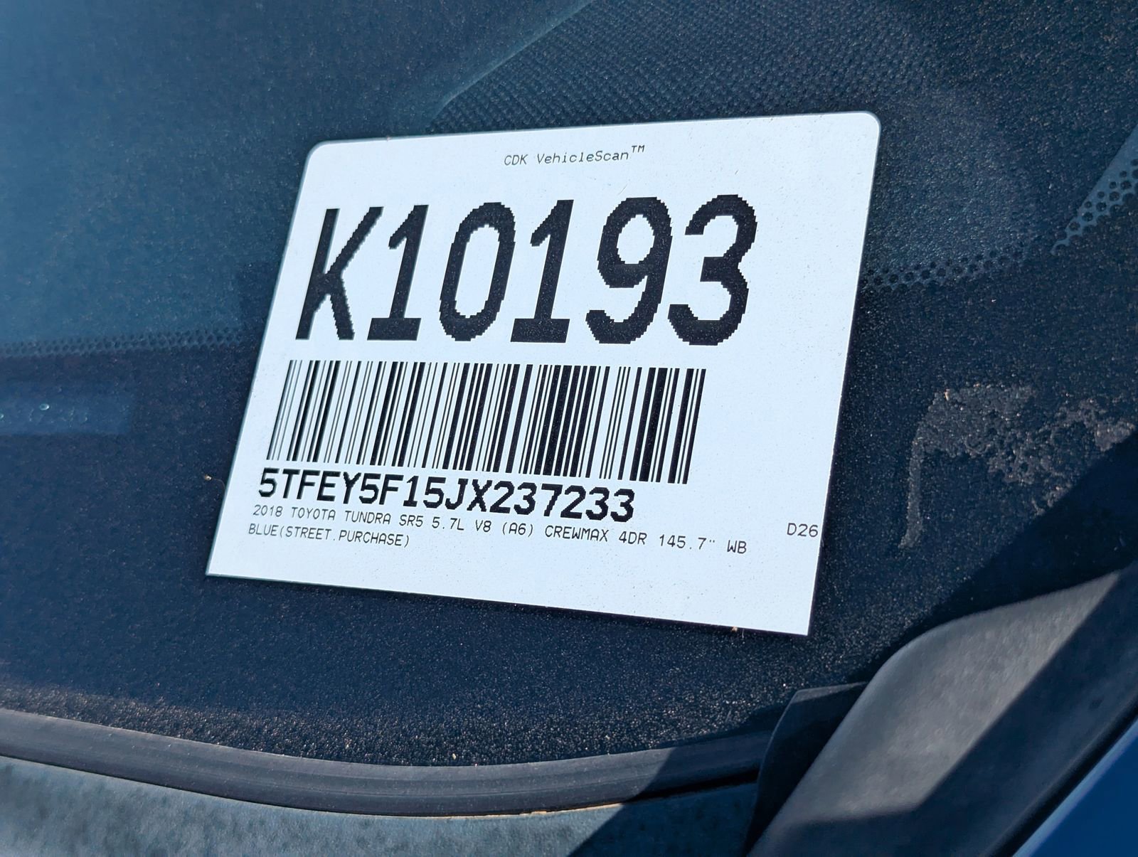 Used 2018 Toyota Tundra SR5 w/ SR5 Upgrade Package RWD image 33