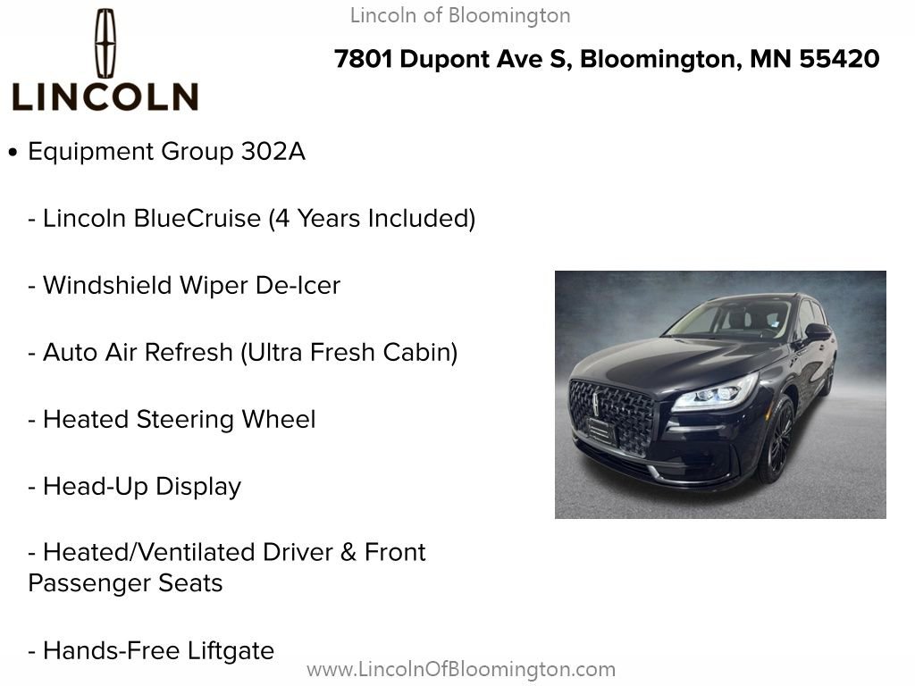 New 2025 Lincoln Corsair Grand Touring w/ Equipment Group 302A AWD/4WD image 9