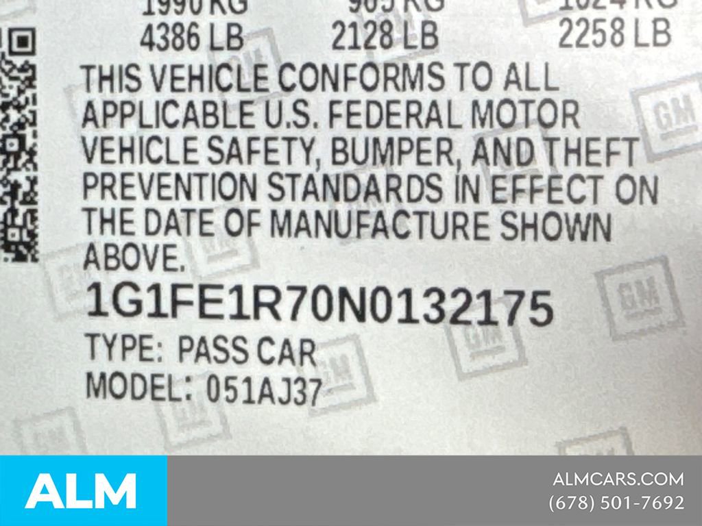 Used 2022 Chevrolet Camaro LT w/ RS Package RWD image 33