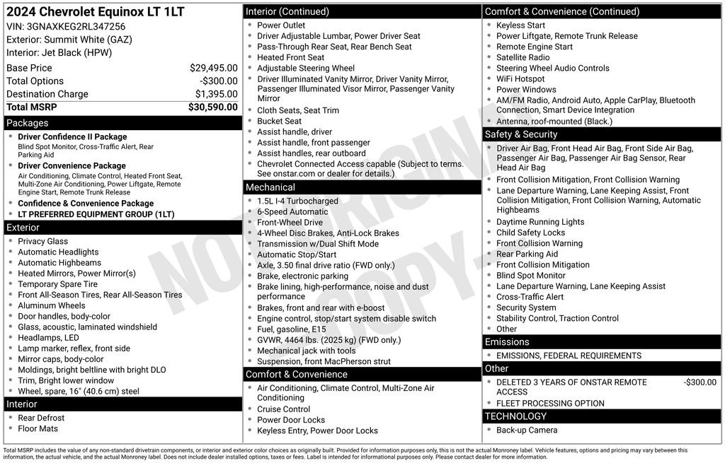 Certified 2024 Chevrolet Equinox LT image 36