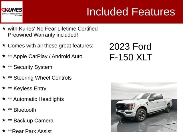 Used 2023 Ford F150 XLT w/ Equipment Group 302A High image 2