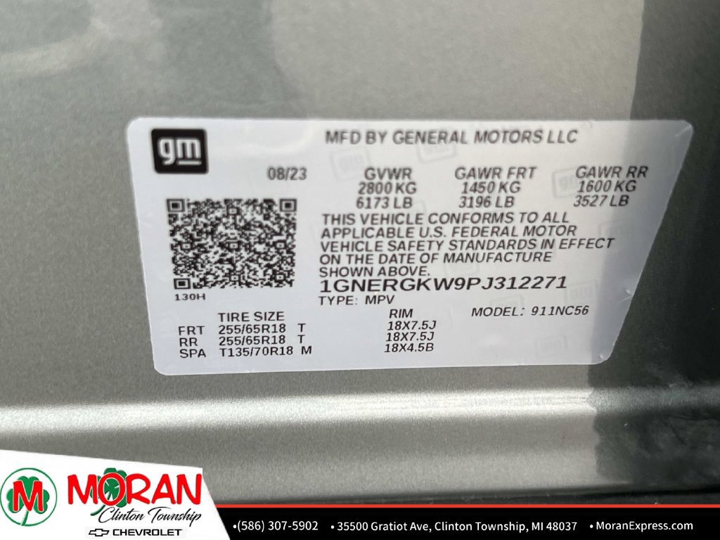 Certified 2023 Chevrolet Traverse LT FWD image 19