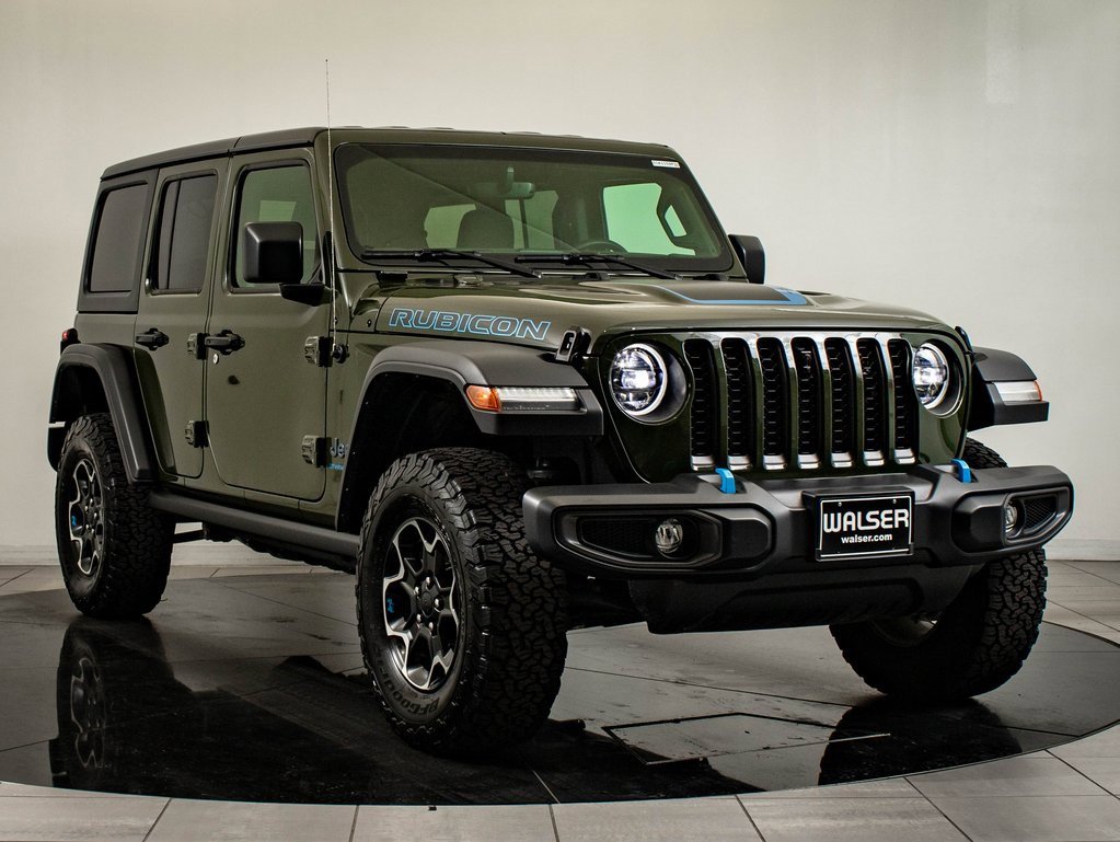 Used 2023 Jeep Wrangler Unlimited Rubicon 4xe w/ Cold Weather Group image 12