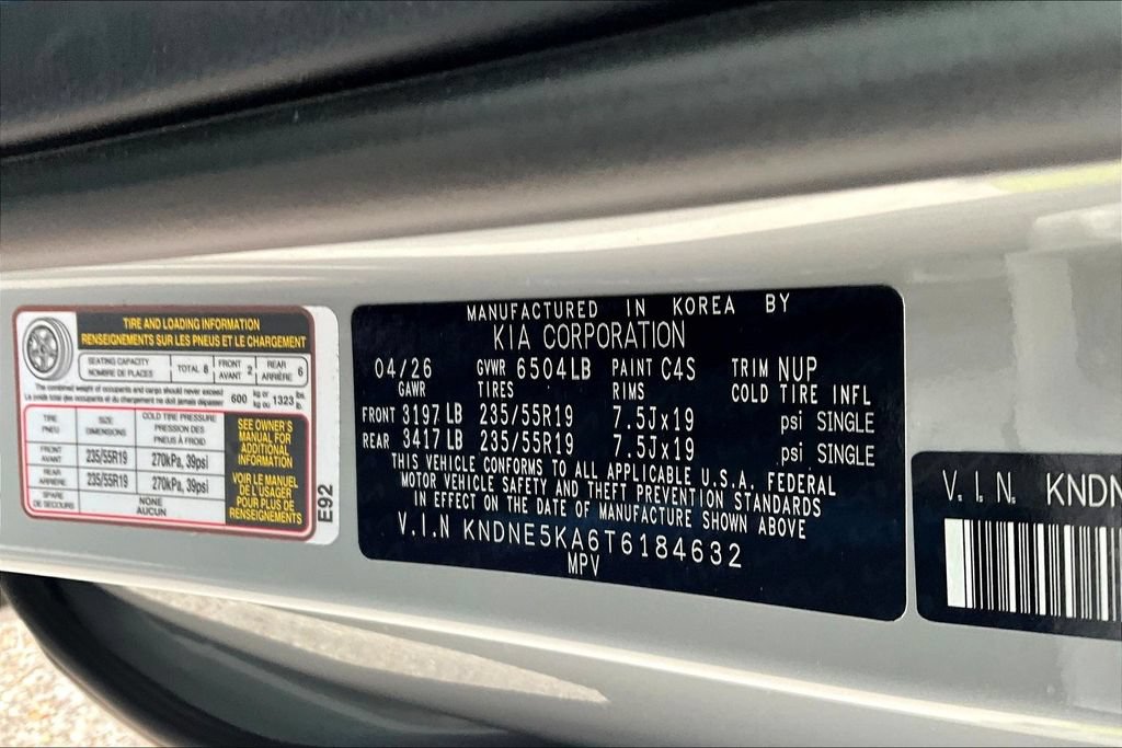 New 2026 Kia Carnival SX Prestige FWD image 8