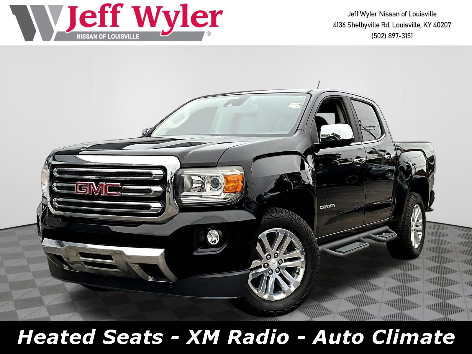 Used 2016 GMC Canyon SLT w/ LPO, Gearon Bar Package RWD image 1