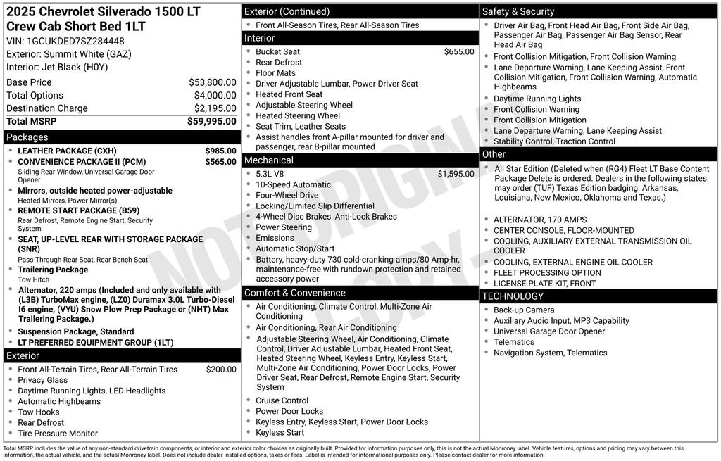 Used 2025 Chevrolet Silverado 1500 LT w/ Leather Package image 10