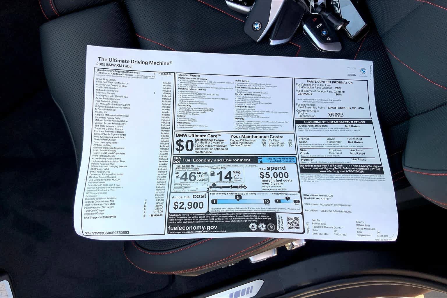 New 2025 BMW XM Label Red AWD/4WD image 22