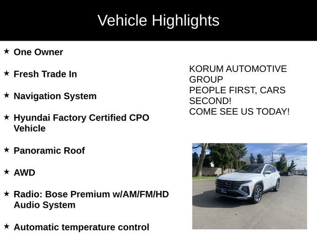 Certified 2025 Hyundai Tucson Limited image 4