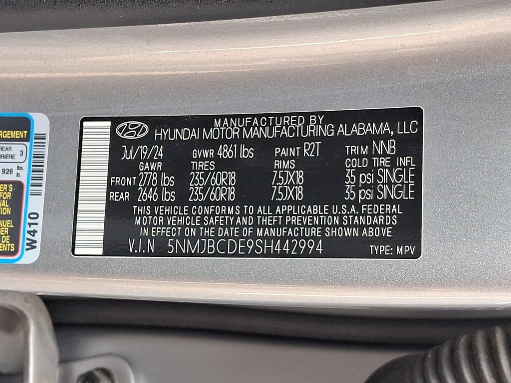 Used 2025 Hyundai Tucson SEL AWD/4WD image 27