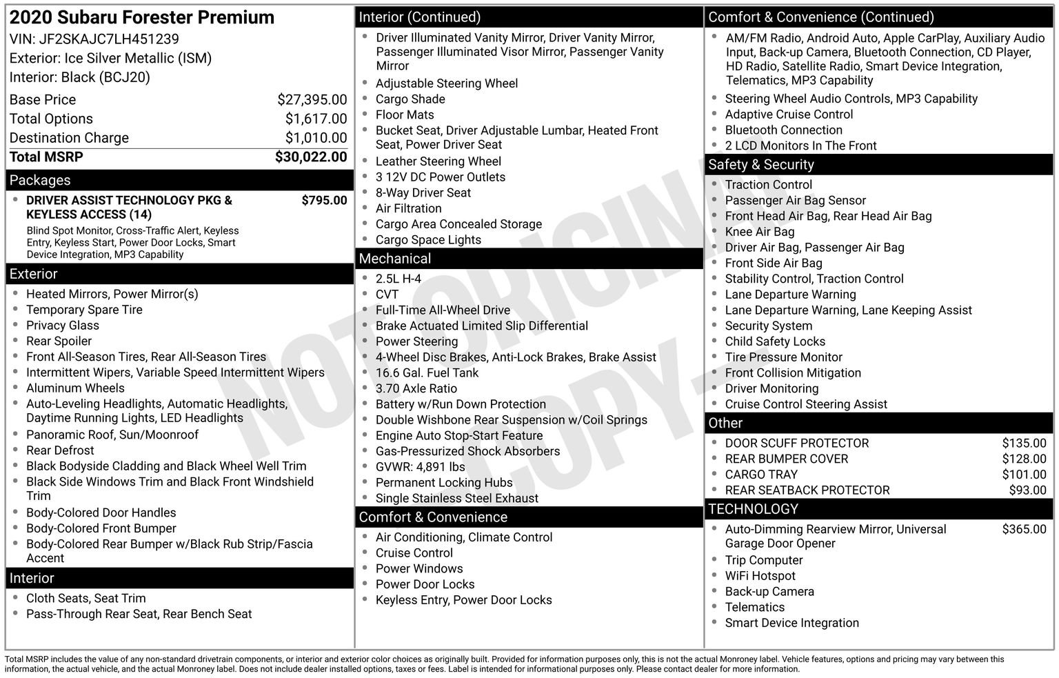 Used 2020 Subaru Forester Premium image 34