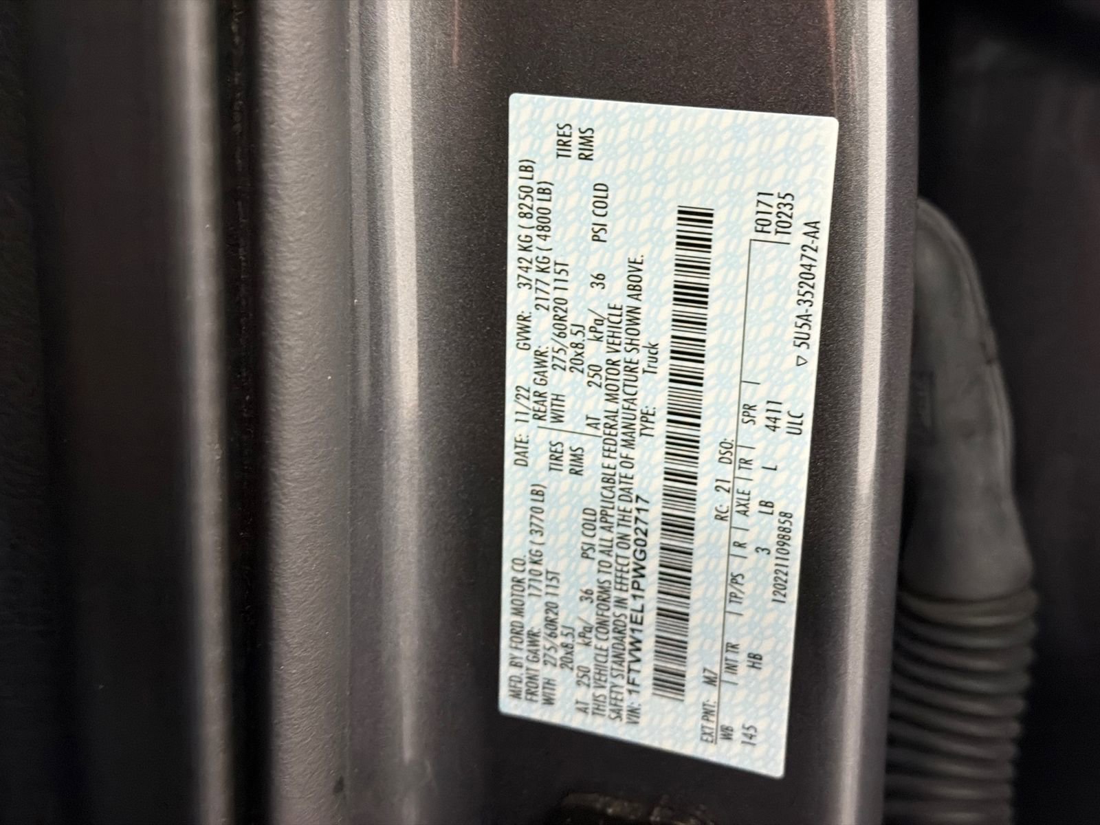 Used 2023 Ford F150 Lightning Lariat w/ Tow Technology Package image 37