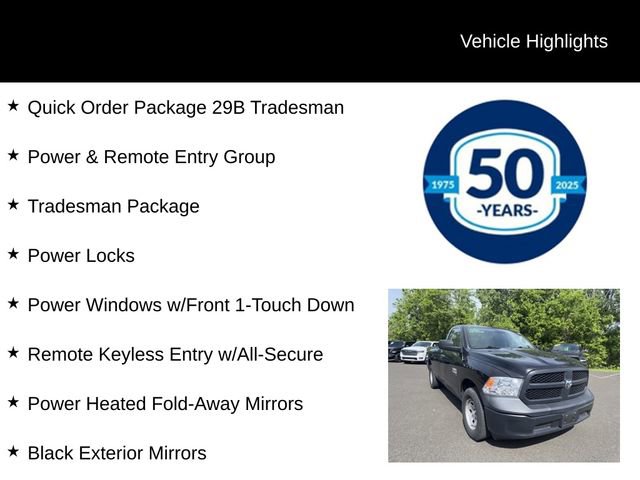 Certified 2022 RAM 1500 Tradesman w/ Power & Remote Entry Group RWD image 5