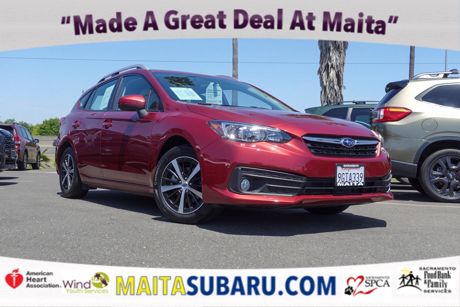 Certified 2023 Subaru Impreza 2.0i Premium AWD/4WD image 1