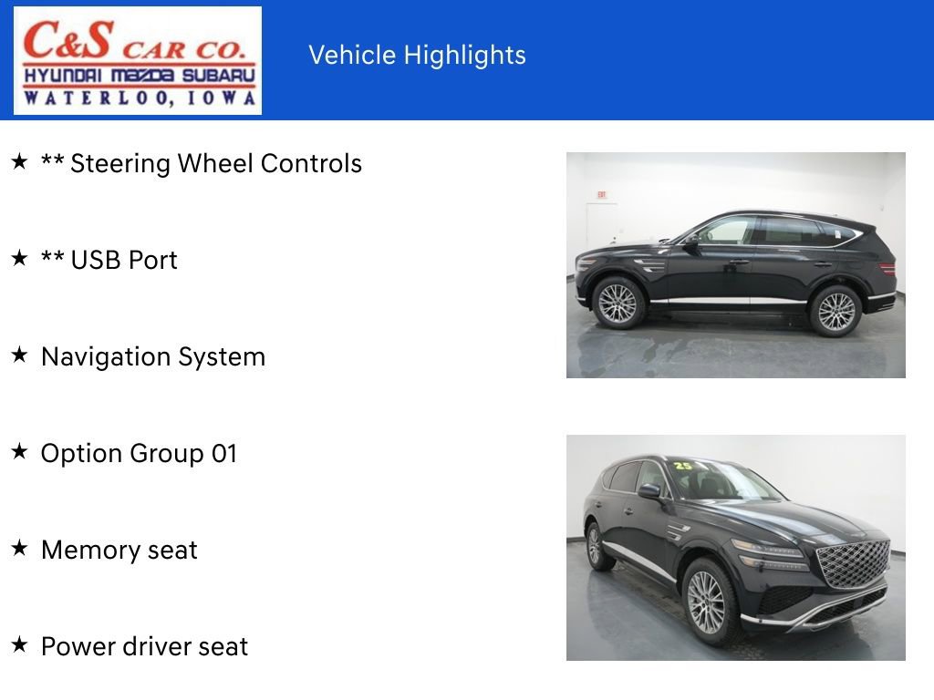 New 2025 Genesis GV80 2.5T Standard image 13