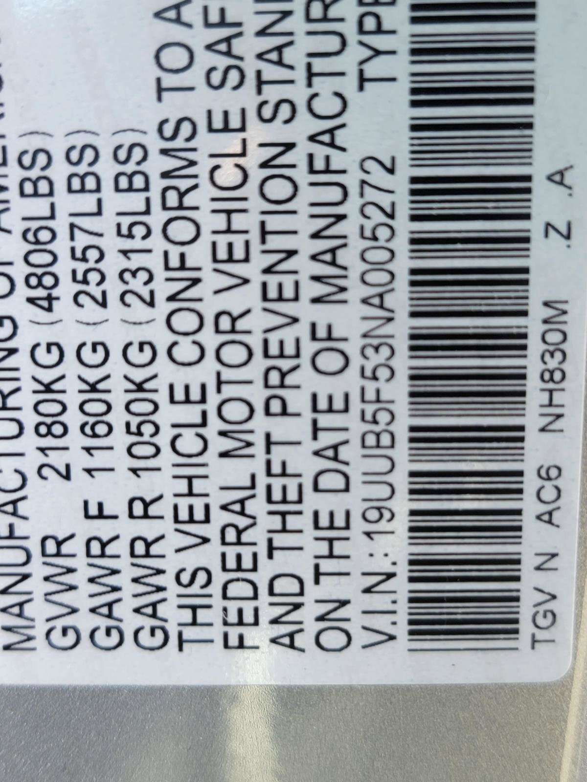 Certified 2022 Acura TLX w/A-Spec Package image 32