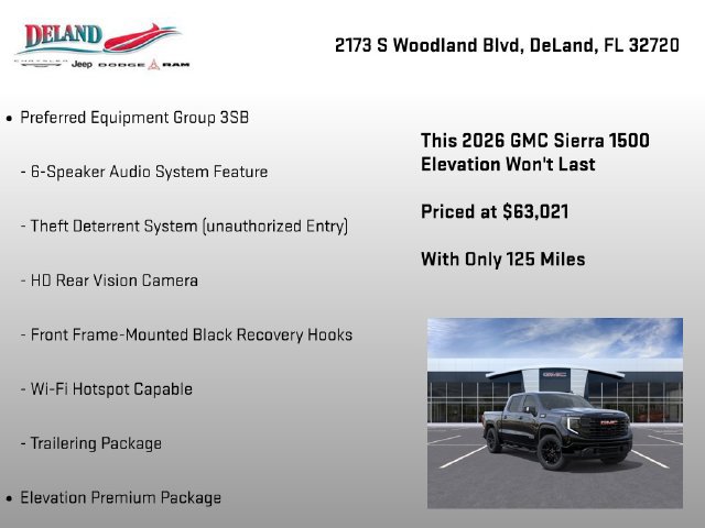 New 2026 GMC Sierra 1500 Elevation w/ Elevation Premium Package AWD/4WD image 29