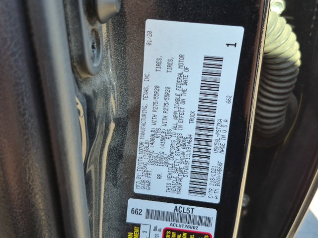 Used 2020 Toyota Tundra 1794 Edition AWD/4WD image 10