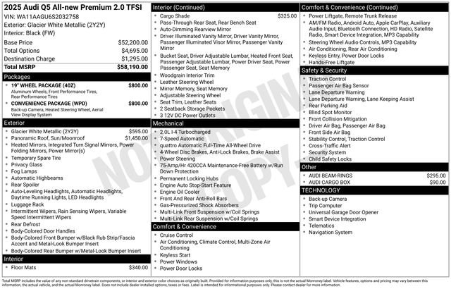 Used 2025 Audi Q5 Premium w/ Convenience Package image 12