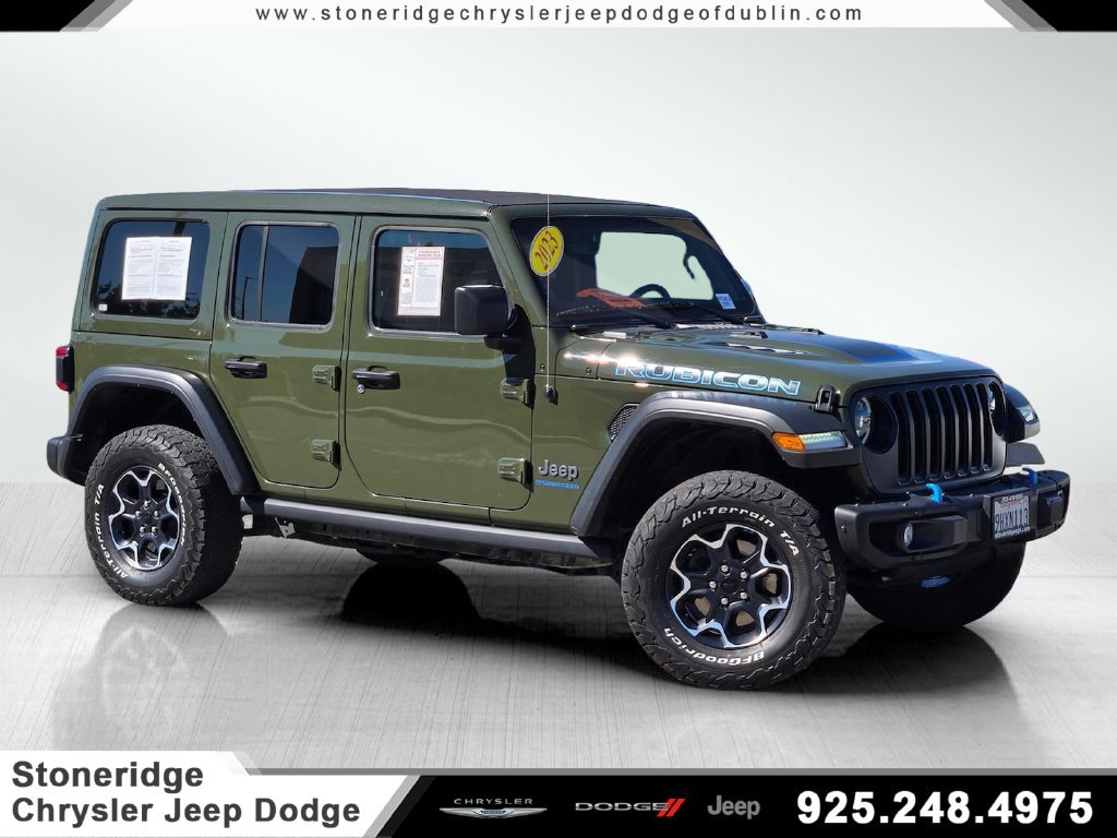 Used 2023 Jeep Wrangler Unlimited Rubicon 4xe w/ Steel Bumper Group