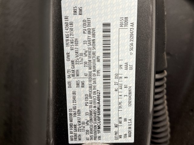 Used 2021 Ford Escape S FWD image 11