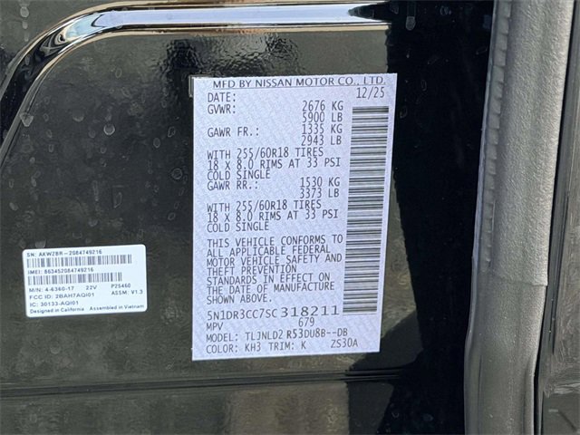 New 2025 Nissan Pathfinder SL w/ Lighting Package (N92) image 24