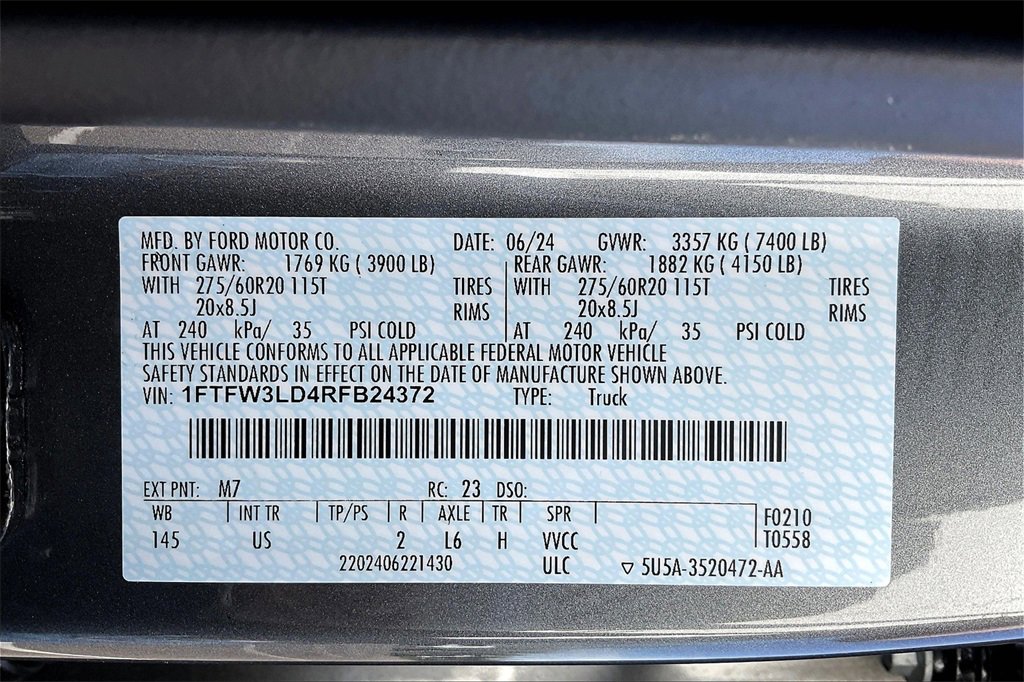 Used 2024 Ford F150 XLT w/ Equipment Group 302A MID image 31