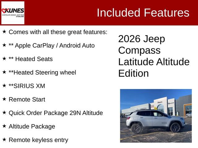 New 2026 Jeep Compass Altitude image 4