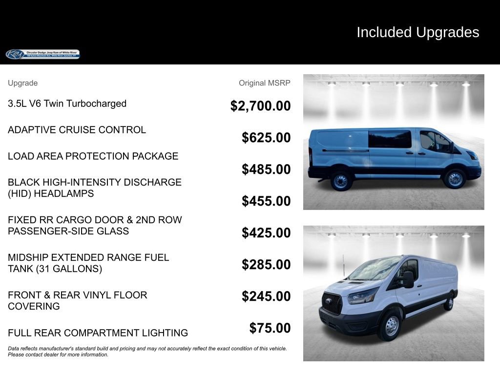 New 2025 Ford Transit 250 Low Roof AWD w/ Load Area Protection Package image 3