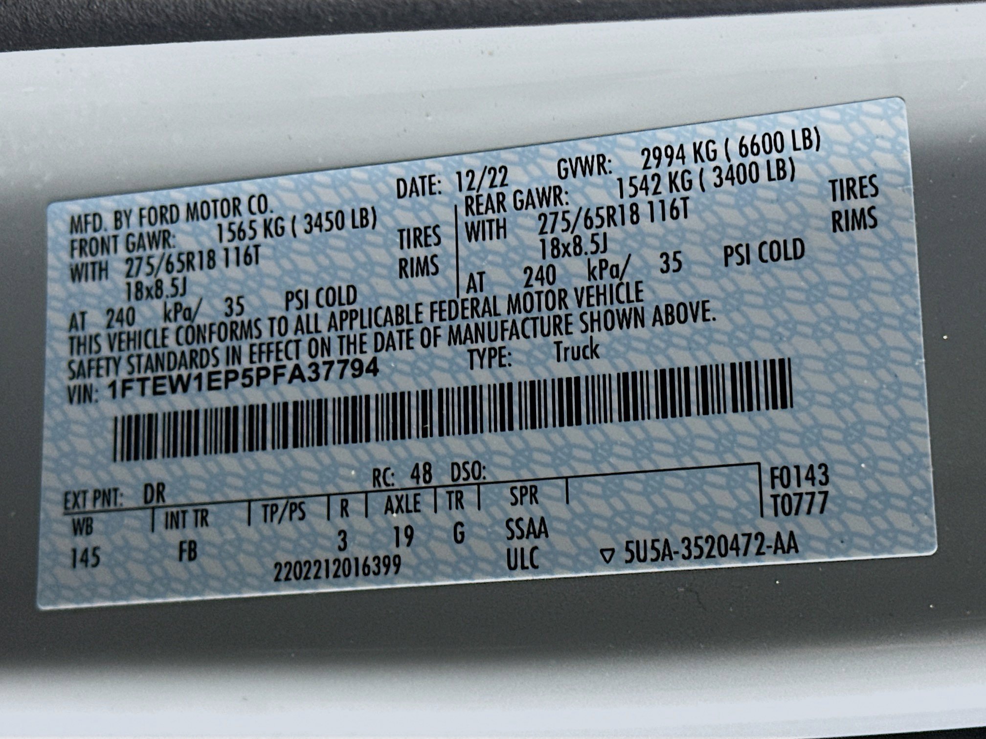 Used 2023 Ford F150 XLT w/ Equipment Group 302A High image 12