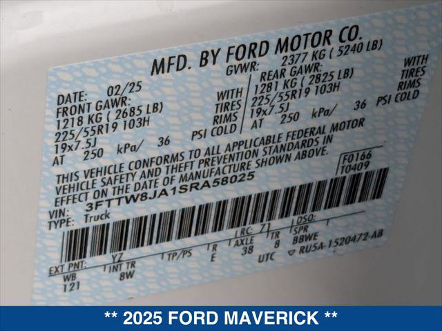 New 2025 Ford Maverick XLT w/ XLT Luxury Package image 25