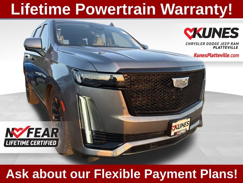 Used 2021 Cadillac Escalade Sport Platinum w/ LPO, ONYX Package AWD/4WD video 1