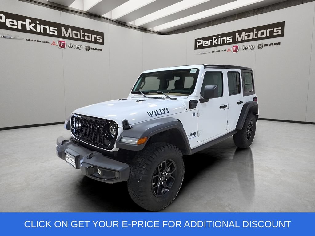 Used 2025 Jeep Wrangler Unlimited Sport S 4xe AWD/4WD 360° Tour