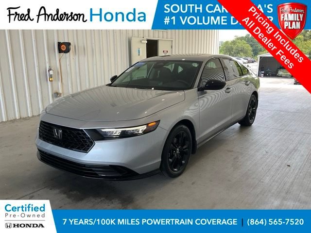 Certified 2025 Honda Accord SE