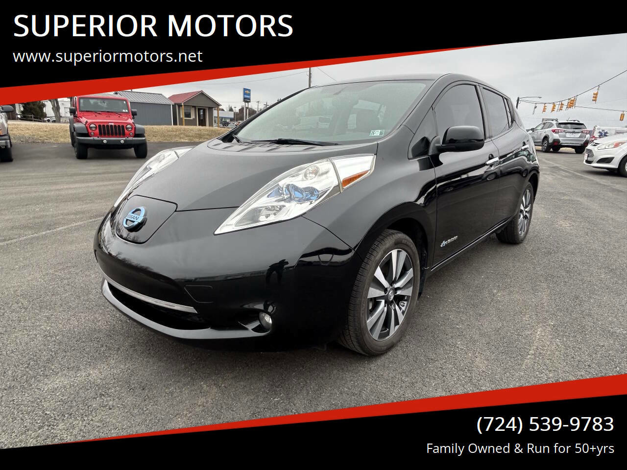 Used 2015 Nissan Leaf SL w/ Premium Package image 1