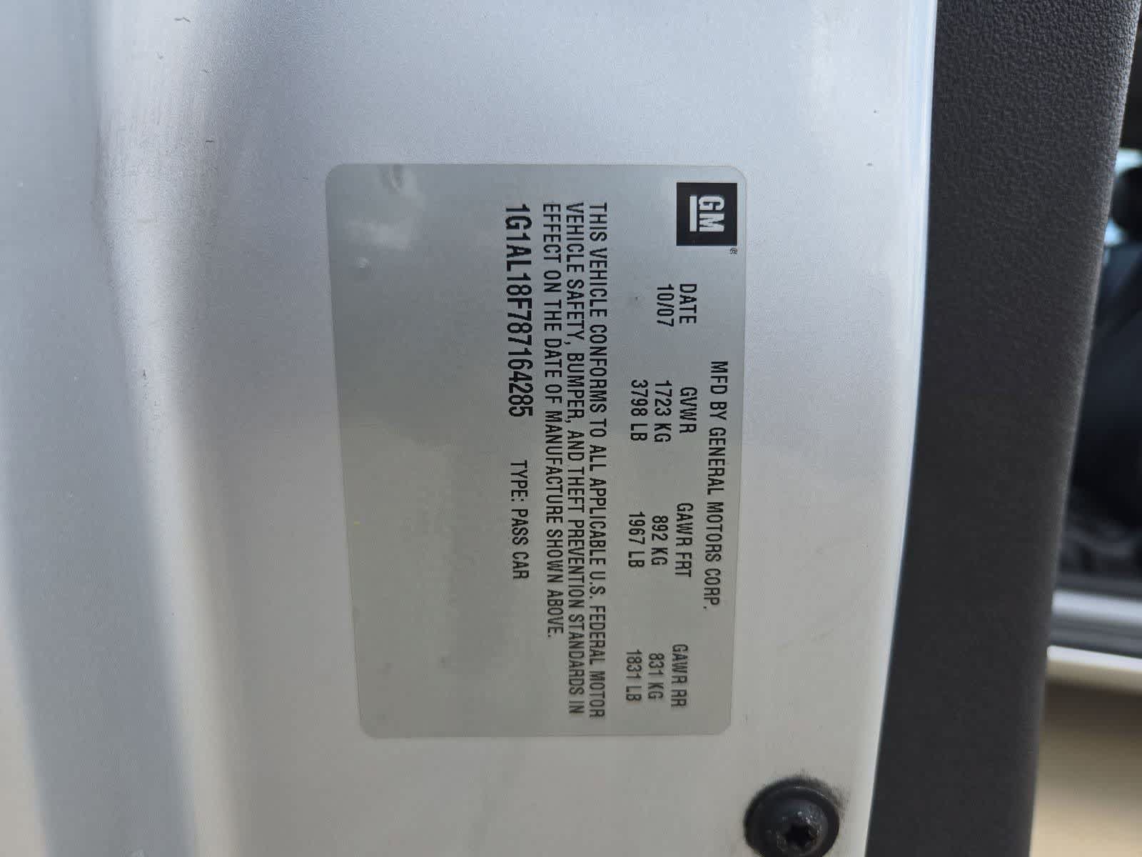Used 2008 Chevrolet Cobalt LT w/ Preferred Equipment Group FWD image 30