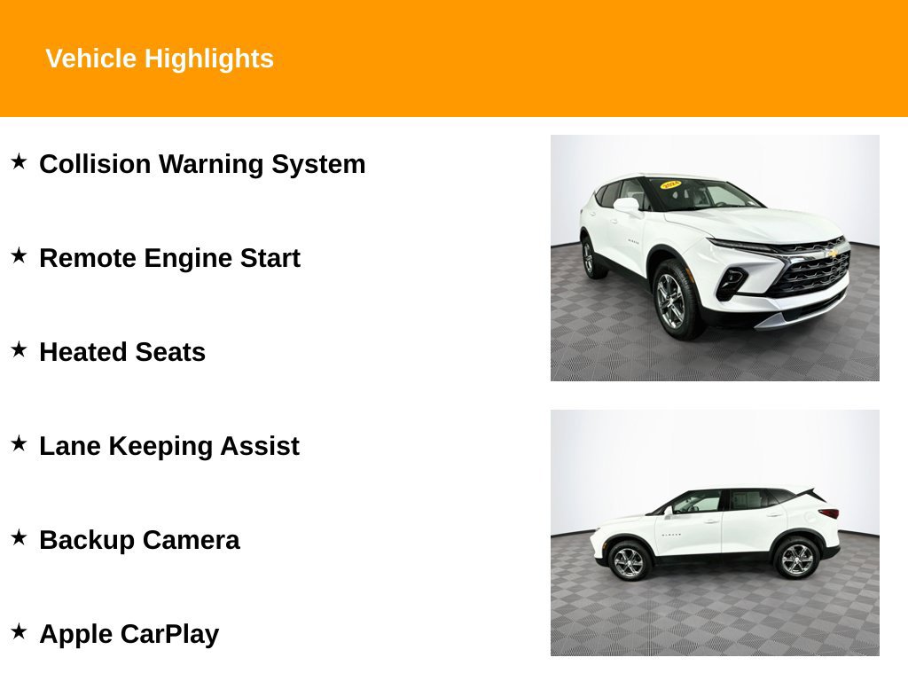 Used 2024 Chevrolet Blazer LT FWD image 2
