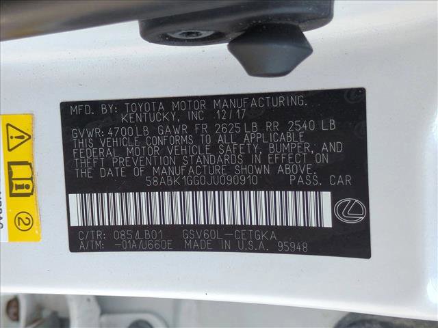 Used 2018 Lexus ES 350 ES 350 w/ Luxury Package w/Wood Trim image 13