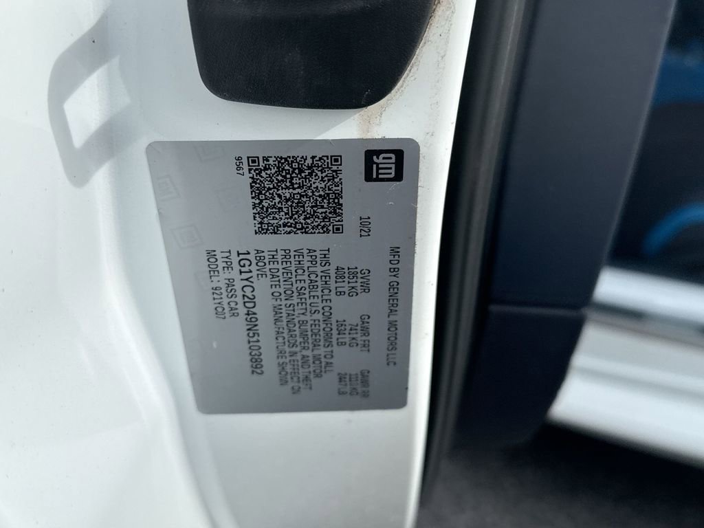 Used 2022 Chevrolet Corvette Stingray Premium Cpe w/ Z51 Performance Package image 33