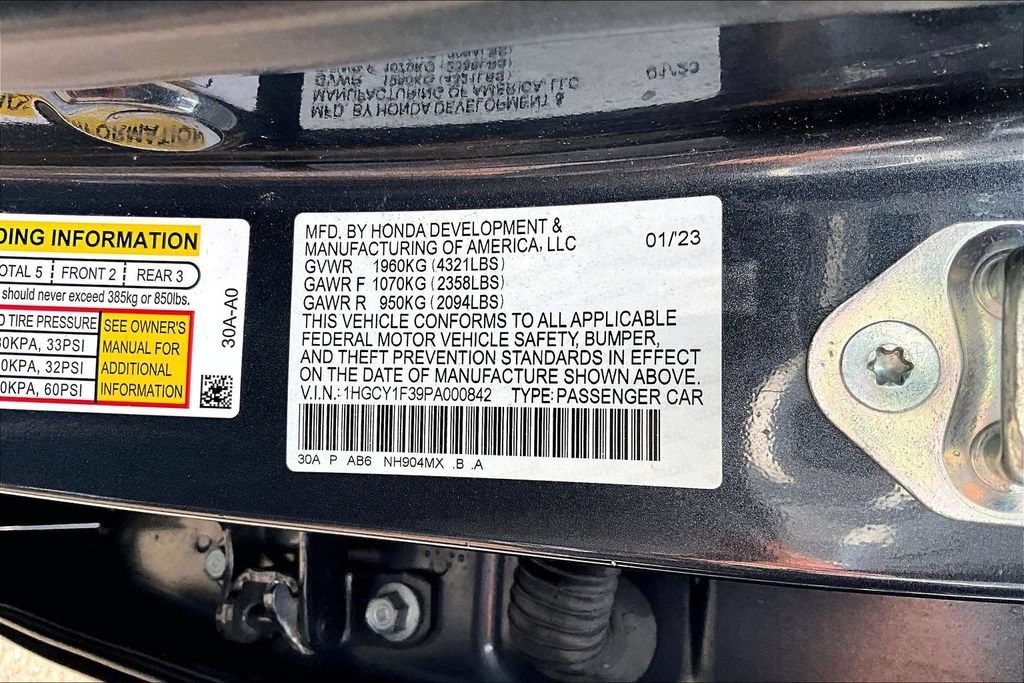 Used 2023 Honda Accord EX image 16