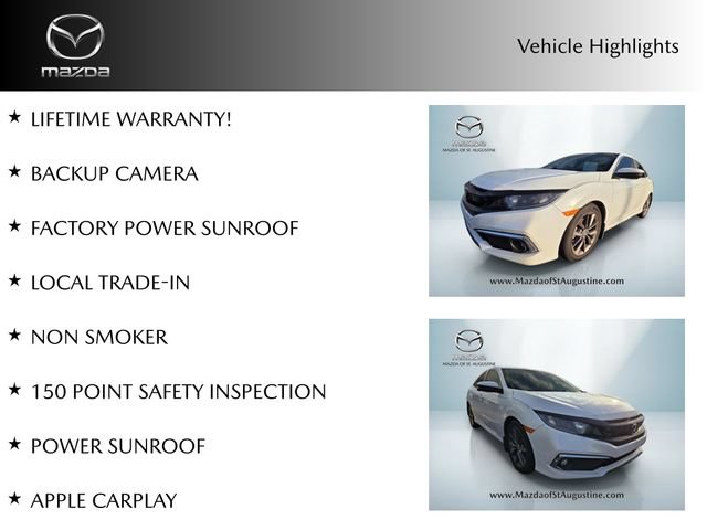 Used 2021 Honda Civic EX image 2