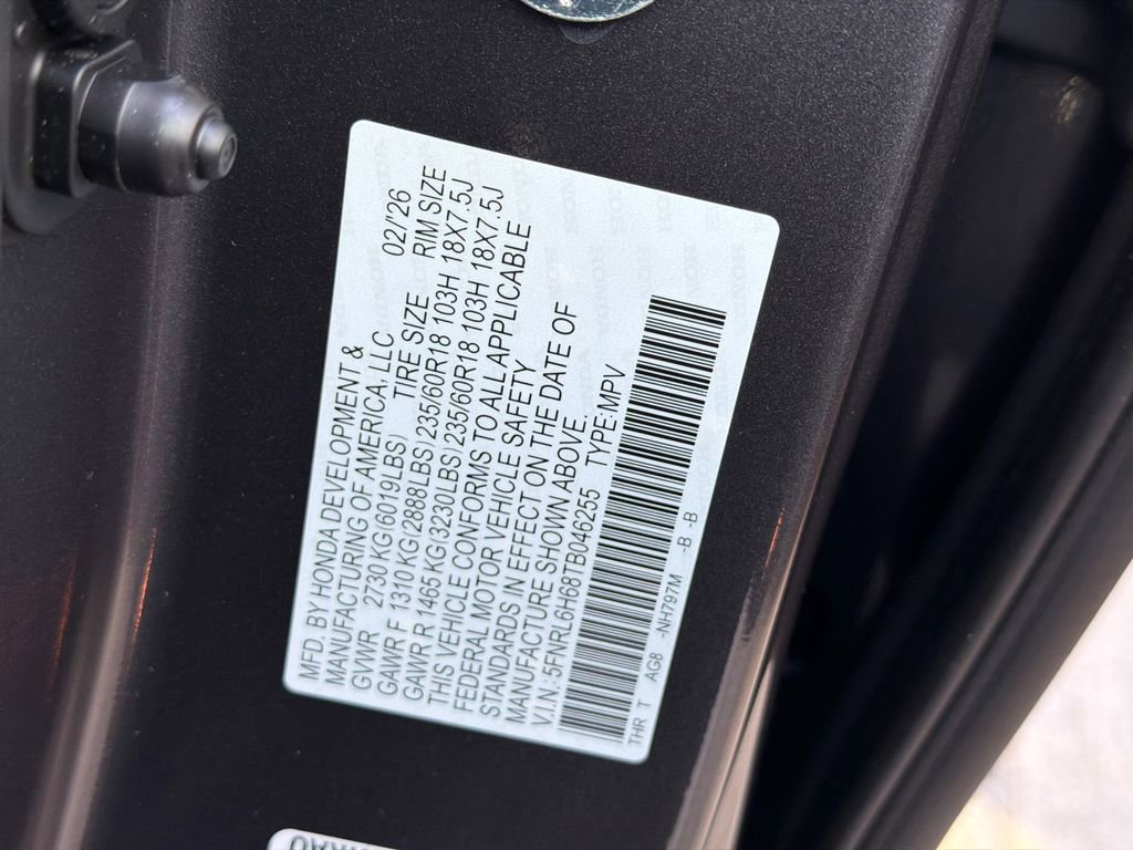 Certified 2026 Honda Odyssey EX-L image 37
