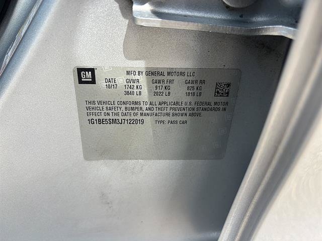 Used 2018 Chevrolet Cruze LT w/ LT Fleet Convenience Package FWD image 21