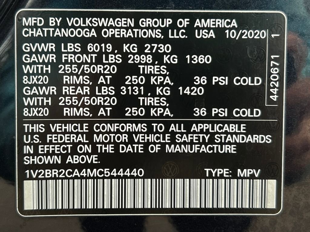 Used 2021 Volkswagen Atlas SEL image 40