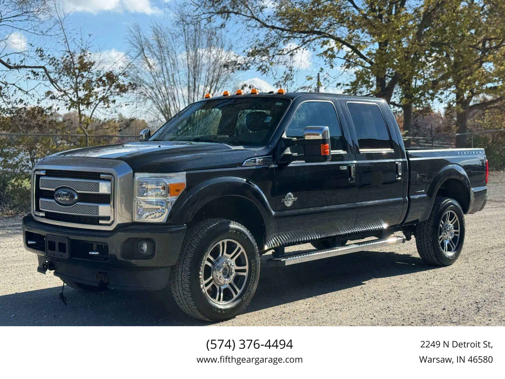 Used 2015 Ford F250 Platinum w/ Snow Plow Prep Package image 1