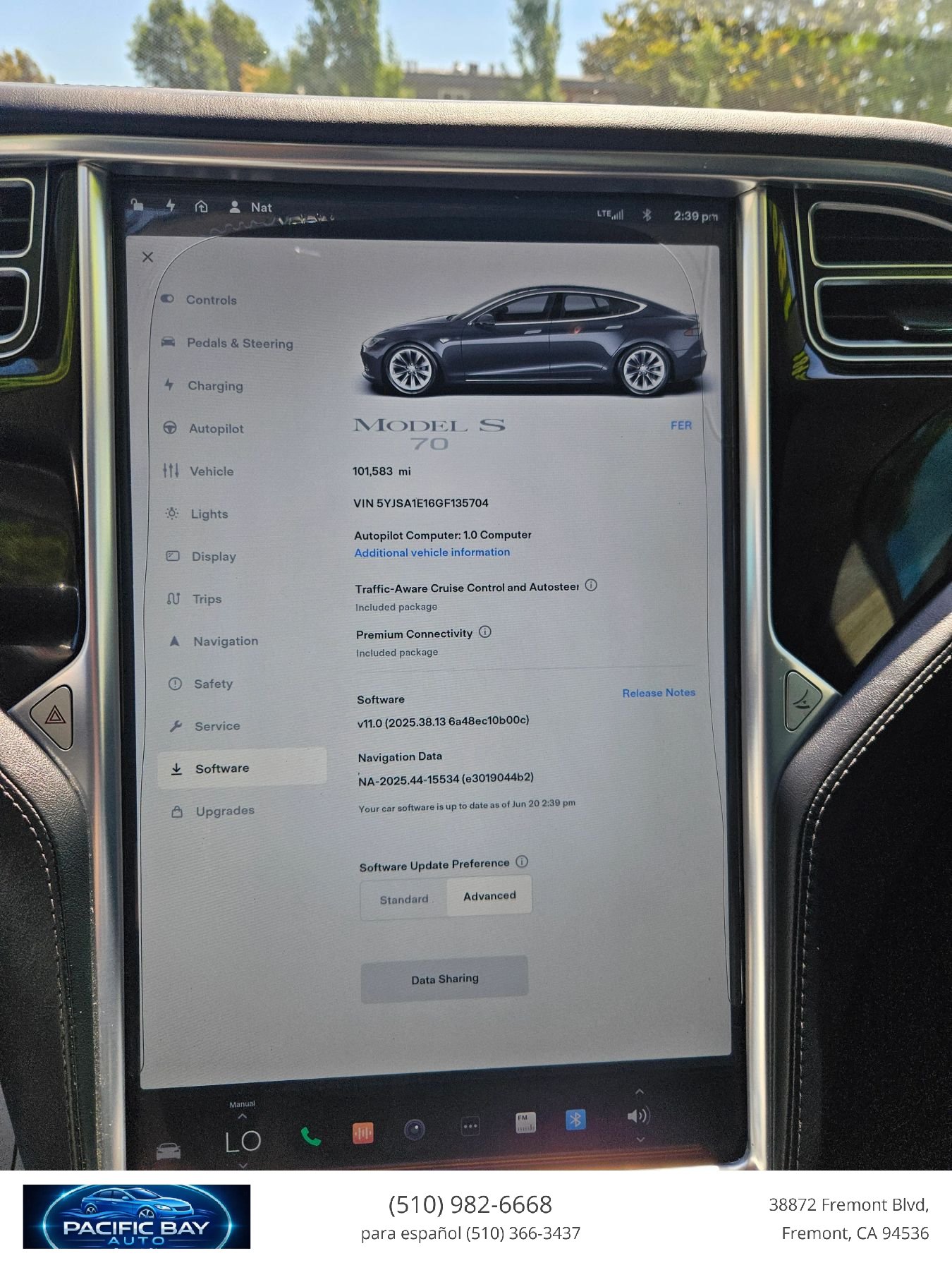 Used 2016 Tesla Model S 70 RWD image 25
