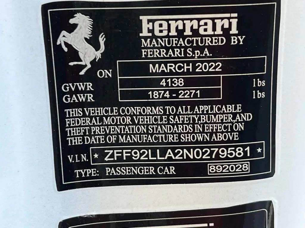 Used 2022 Ferrari F8 Tributo RWD image 22