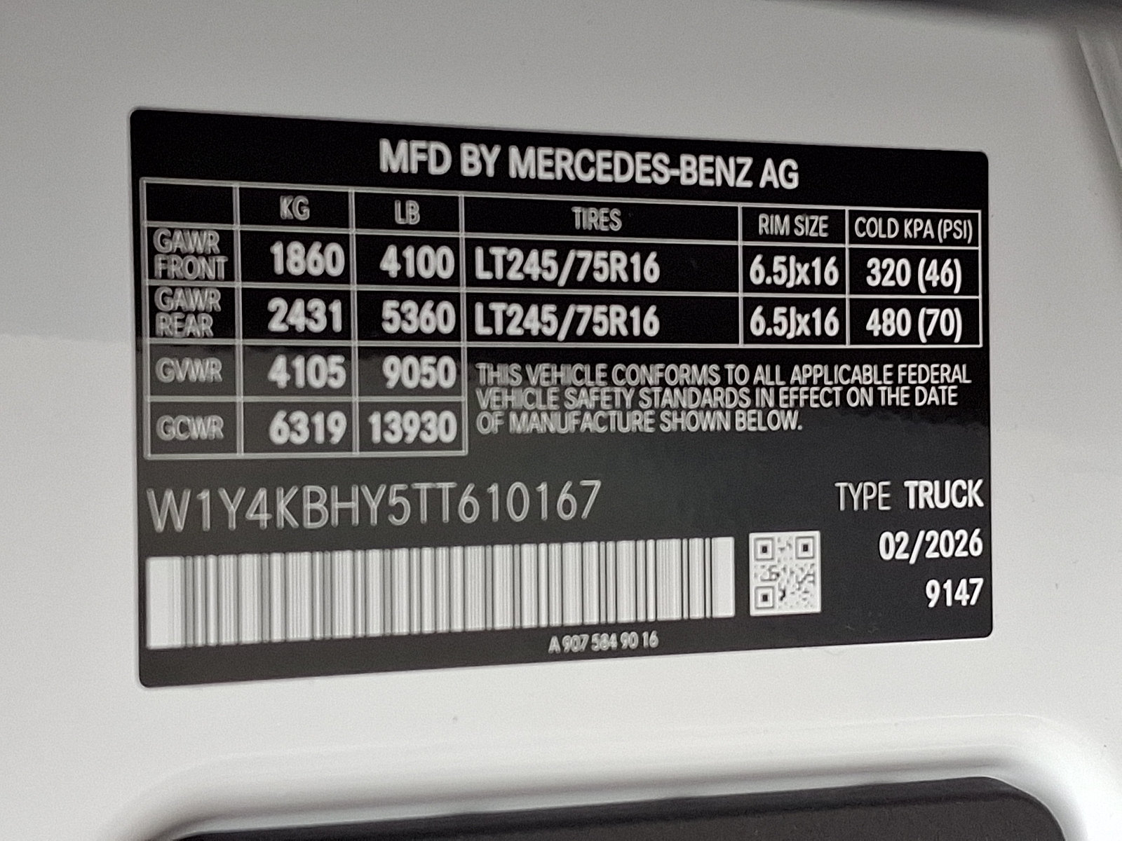 New 2026 Mercedes-Benz Sprinter 2500 image 22