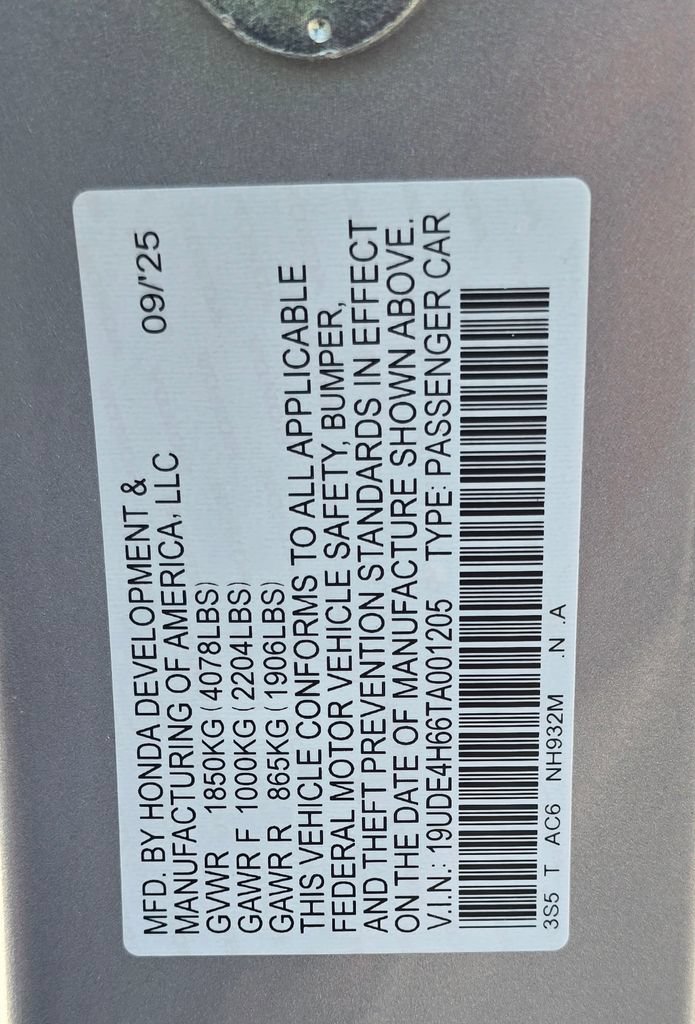 Certified 2026 Acura Integra A-Spec w/ Technology Package FWD image 11