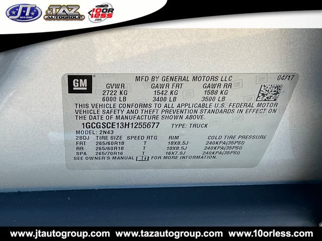 Used 2017 Chevrolet Colorado LT w/ Luxury Package, Chrome RWD image 21