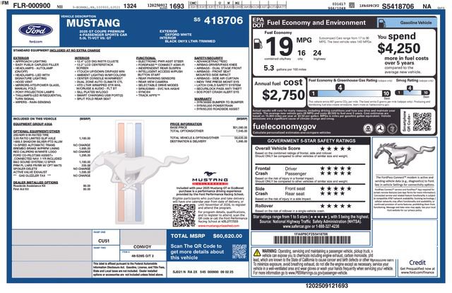 New 2025 Ford Mustang GT Premium image 4
